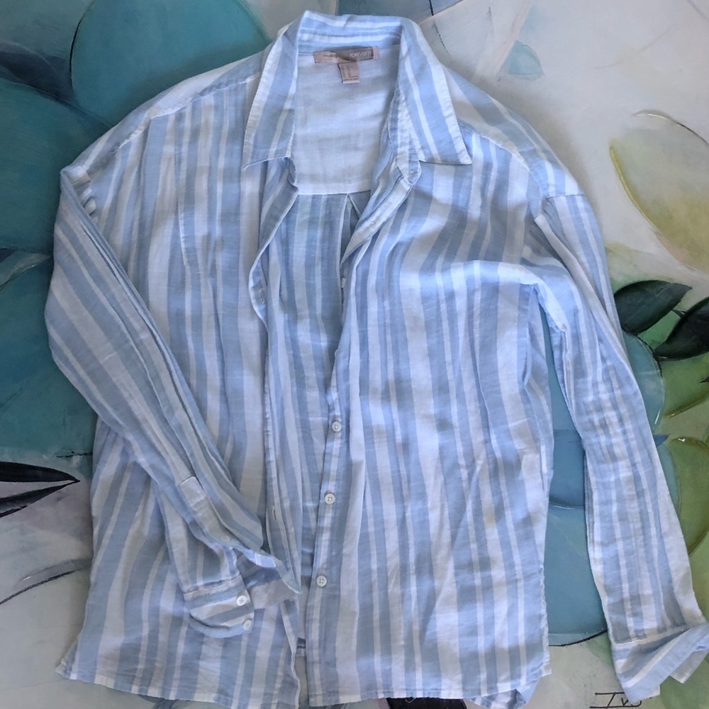 Striped forever 21 button down